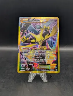 Alakazam EX Full Art Secret Rare 125/124 XY Fates Collide Pokemon Card LP - Image 2