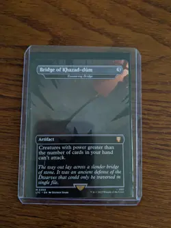 Bridge of Khazad-dum - NM - Borderless - MTG The Lord of the Rings - Image 1