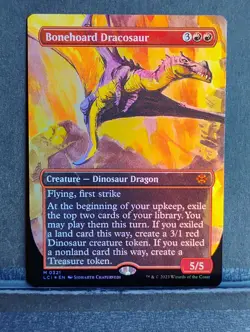 Bonehoard Dracosaur (Borderless); Foil; The Lost Caverns of Ixalan - Image 1