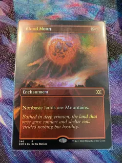 MTG: Double Masters: Foil Borderless Blood Moon NM! - Image 1