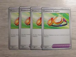 Protective Goggles 164/165 Uncommon Playset 4X Scarlet & Violet 151 Pokemon TCG - Image 1