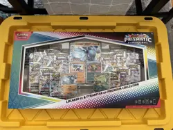 Pokemon Prismatic Evolution Lucario & Tyranitar EX Premium Collection - Image 1
