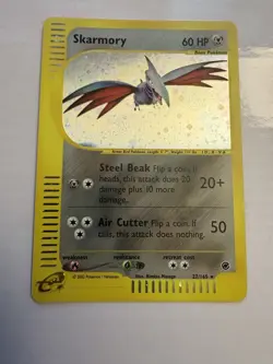 POKEMON • Skarmory 60HP EXPEDITION 27/165 ULTRA RARE HOLO NM - Image 1