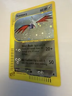 POKEMON • Skarmory 60HP EXPEDITION 27/165 ULTRA RARE HOLO NM - Image 2