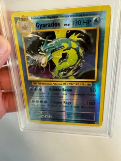2016 Pokemon - Gyarados Reverse Holo Rare - XY Evolutions 34/108 - PSA 9 MINT! - Image 4