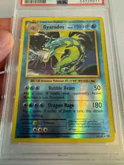 2016 Pokemon - Gyarados Reverse Holo Rare - XY Evolutions 34/108 - PSA 9 MINT! - Image 5