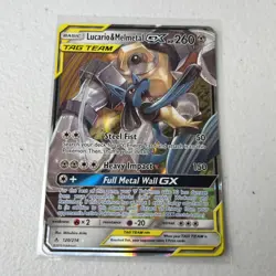 Lucario & Melmetal GX Tag Team Sm192 Promo Alternate Art Pokemon TCG NM - Image 2