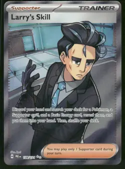 Larry's Skill - 139/131 Ultra Rare Holo NM Pokemon SV: Prismatic Evolutions - Image 1