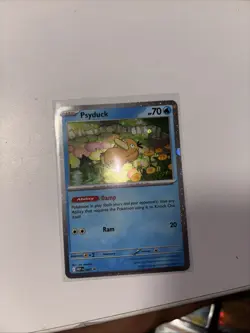 Pokemon TCG Psyduck Scarlet & Violet Holo 007 Mega Evolution Promo - Image 1