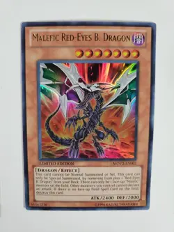 Yugioh TCG Bonds Beyond Time Promo Malefic Red-Eyes B. Dragon MOV2-EN001 Tickets - Image 2