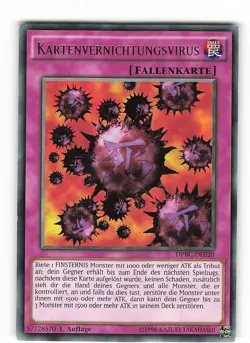 Yugioh KARTENVERNICHTUNGSVIRUS , dpbc-de020 Rare deutsch Near Mint 1. Auflage - Image 1
