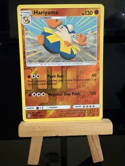 HARIYAMA - 68/149 Sun And Moon Base - NM - Reverse Holo - Pokemon TCG Card - Image 1