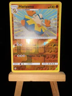 HARIYAMA - 68/149 Sun And Moon Base - NM - Reverse Holo - Pokemon TCG Card - Image 4