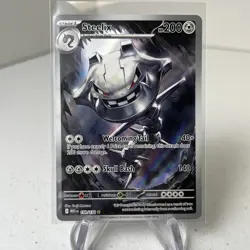 STEELIX POKEMON CARD NM 150/132 MEGA EVOLUTIONS ILLUSTRATION RARE - Image 1