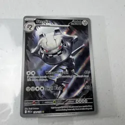 STEELIX POKEMON CARD NM 150/132 MEGA EVOLUTIONS ILLUSTRATION RARE - Image 2