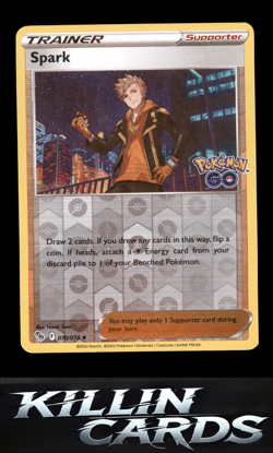 Reverse Holofoil Spark 070/078 Pokemon Uncommon Pokemon GO Card NM - Image 1