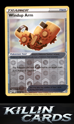 Reverse Holofoil Windup Arm 170/196 Pokemon Uncommon SWSH11: Lost Origin Card NM - Image 1