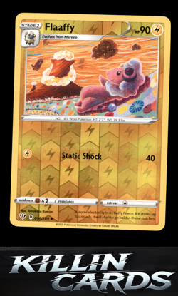Reverse Holofoil Flaaffy 056/189 Pokemon Uncommon SWSH03: Darkness Ablaze Card N - Image 1
