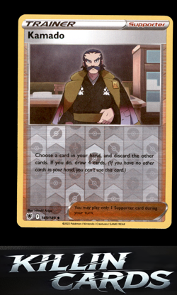 Reverse Holofoil Kamado 149/189 Pokemon Uncommon SWSH10: Astral Radiance Card NM - Image 1