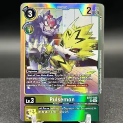 Pulsemon BT17-030 SR Digimon Card - Image 1