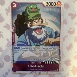 Uso-Hachi ST18-001 Holo Pirate Foil Premium Collection PRB02 One Piece Card Game - Image 1