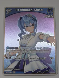 hololive Official Card Game EN - Hoshimachi Suisei (S) FOIL hBP01-079 - Image 1