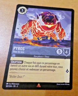 LORCANA TRADING CARD GAME DISNEY CHAPITRE 3 CARTE 187/204 RARE FR TCG NEUF - Image 1