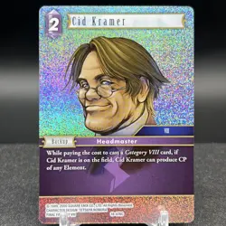 Cid Kramer 18-076C Foil Final Fantasy Card - Image 1