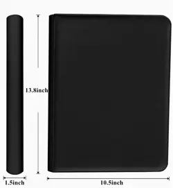 Premium 9-Pocket Zippered Trading Card Binder, 540 Pockets Double-Sided Side-... - Image 4