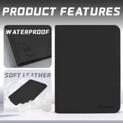 Trading Card Binder 9 Pocket, 360 Pockets Trading Card Holder Book, Premium P... - Image 4