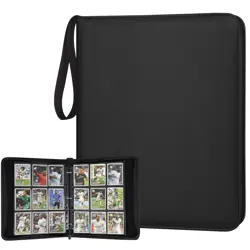 9 Pocket Card Binder, Premium Zip Trading Card Binder, 720 Double Sided Pocke... - Image 1