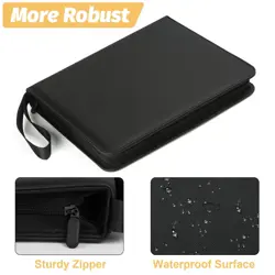 9 Pocket Card Binder, Premium Zip Trading Card Binder, 720 Double Sided Pocke... - Image 2
