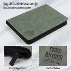 Trading Card Binder, Premium 9 Pocket Double Sided 540 Pocket PU Card Collect... - Image 2