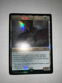 MTG Magic The Gathering Dromoka, The Eternal Foil Promo Dragon Commander - Image 1