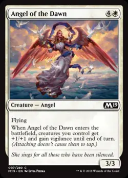Angel of the Dawn - Near Mint MTG Magic 2019 Core Set - Image 1