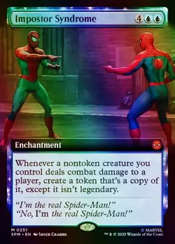 Impostor Syndrome (Extended Art) Marvel's Spider-Man NM MTG Foil - Image 1