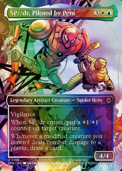 SP//dr, Piloted by Peni (Borderless) Marvel's Spider-Man NM MTG Foil - Image 1
