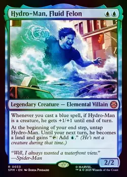 Hydro-Man, Fluid Felon Marvel's Spider-Man NM MTG Foil - Image 1