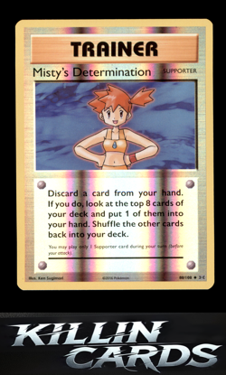 Reverse Holofoil Misty's Determination 80/108 Pokemon Uncommon XY - Evolutions C - Image 1