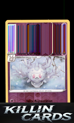 Reverse Holofoil Galarian Cursola 079/192 Pokemon Holo Rare SWSH02: Rebel Clash - Image 1