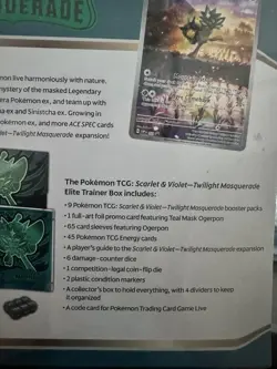 Pokemon TCG S&V Twilight Masquerade Elite Trainer Box (ETB) Sealed/New - Image 2
