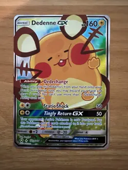 Pokemon Dedenne GX 195a/214 Alternate Art Promo Holo Near Mint NM - Image 1