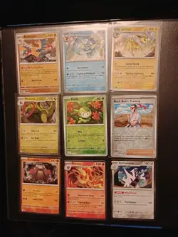 TCG Lot Of 9 Pokemon Cards Holo Reverse Holo - Image 1