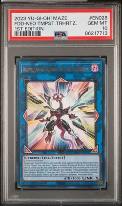 Yugioh Firewall Dragon Darkfluid - Neo Tempest Terahertz MAZE-EN028 Ultra 1st NM - Image 1