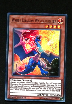 White Dragon Wyverburster - BLHR-EN076 - Ultra Rare - 1st Edition Yugioh - Image 1