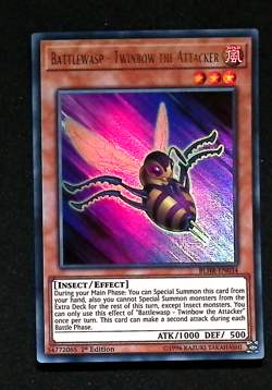 Battlewasp - Twinbow the Attacker - BLHR-EN034 - Ultra Rare - 1st Edition Yugioh - Image 1