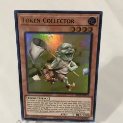 Yugioh Token Collector Ultra Rare 1st Edition Holo Foil Card BLCR-EN079 NM - Image 1