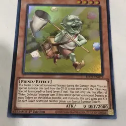 Yugioh Token Collector Ultra Rare 1st Edition Holo Foil Card BLCR-EN079 NM - Image 4