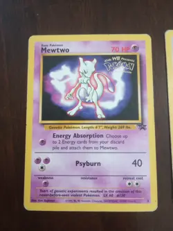 Pokemon TCG The First Movie Promo Cards Mewtwo Dragonite Pikachu - Image 2