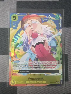 One Piece TCG English EB02-056 Vegapunk Alternative Art Card - Image 1